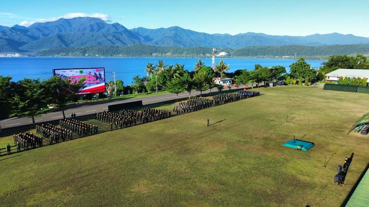 Pangdam XVIII Kasuari Pimpin Upacara HUT ke-80 RI di Manokwari