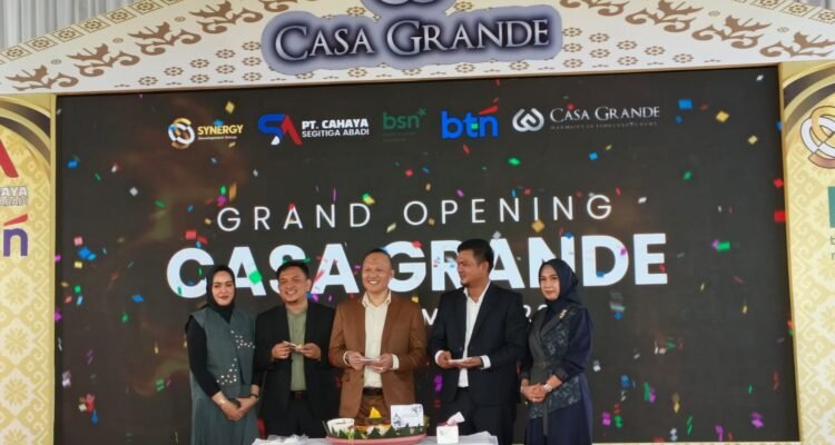 Casa Grande Residence Resmi Dibuka, Usung Konsep Hunian Modern Bawah Tanah di Plaju